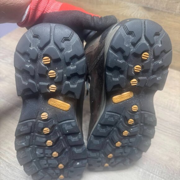 Timberland White Ledge Mid Brown Leather Waterproof Boots Men's Size 10 - Picture 4 of 6